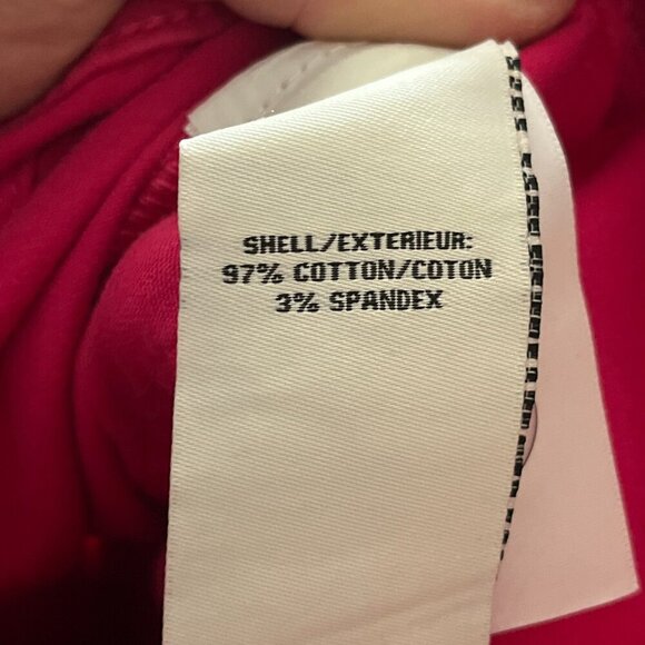 Bagatelle Sedona Pink Patch Pocket Wide Leg Cropped Stretch Pants Womens Size 12 - Picture 8 of 11